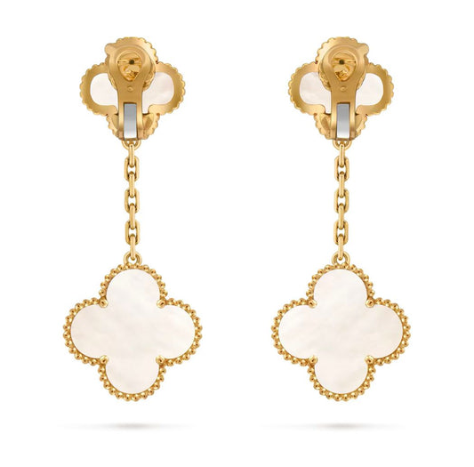 Van Cleef Magic Alhambra earrings, 2 motifs Magic Alhambra earrings, 2 motifs