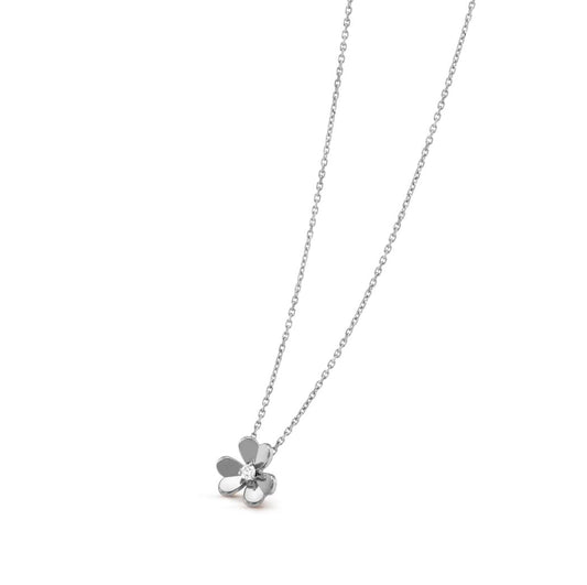 Van Cleef Frivole pendant, mini model White gold
