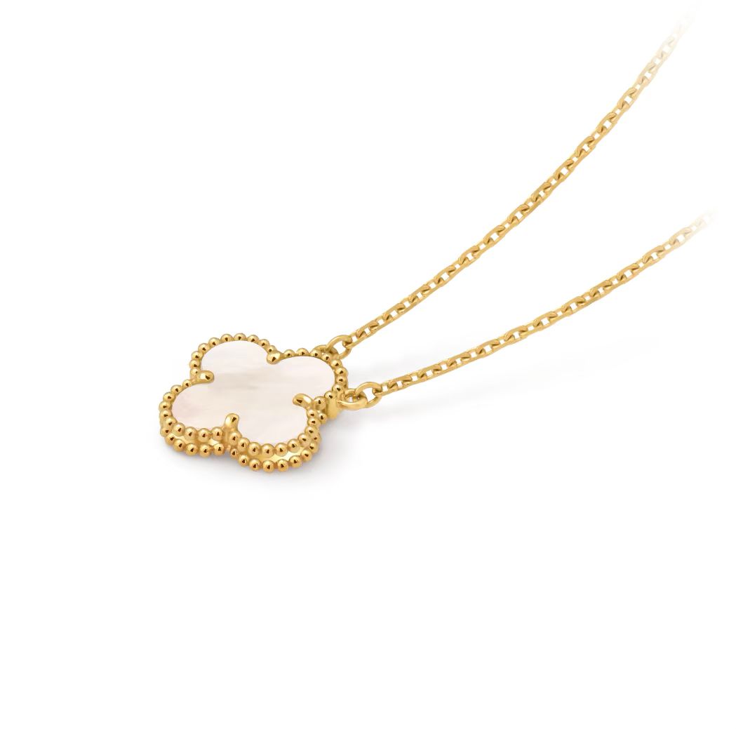 Van cleef ,Necklace ,Vintage Alhambra pendant -yellow gold medium size