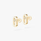 Messika , Earring ,Move Uno Gold Chips ,Yellow gold