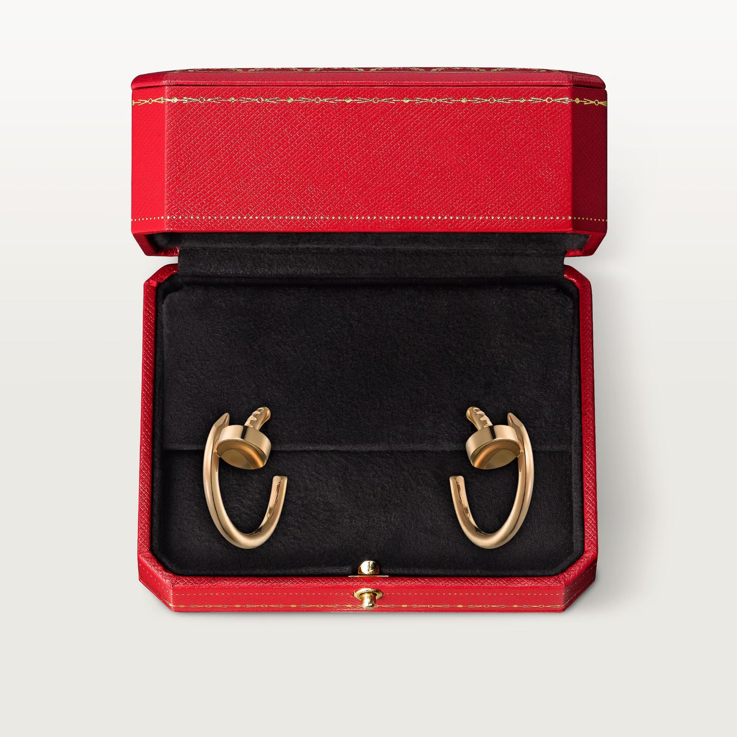 Cartier, Juste un Clou hoop earrings, small model ,Yellow gold