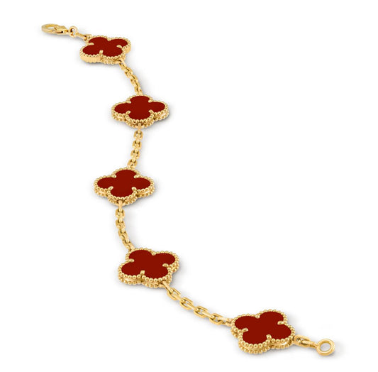 Van Cleef, Vintage Alhambra bracelet, 5 motifs