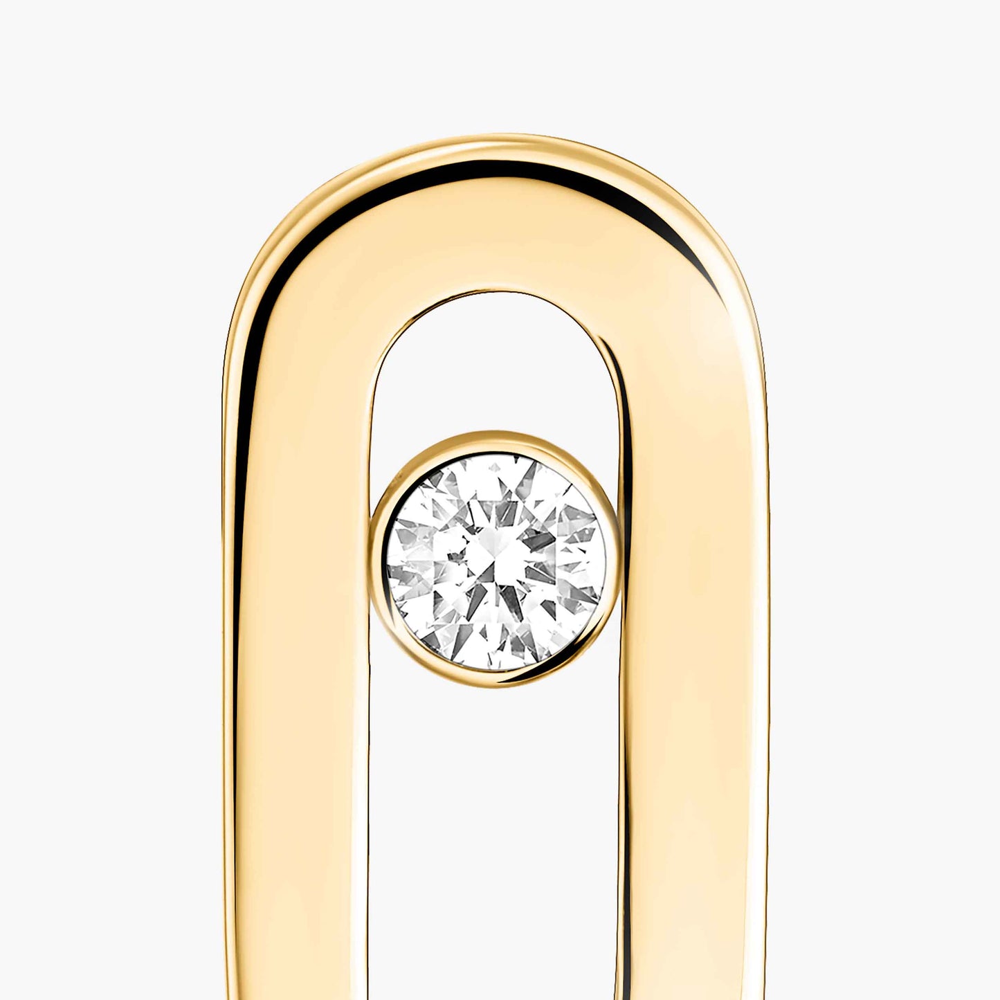 Messika , Earring ,Move Uno Gold Chips ,Yellow gold