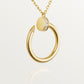 Cartier, Necklace , Juste un Clou pendant, diamonds ,Yellow gold