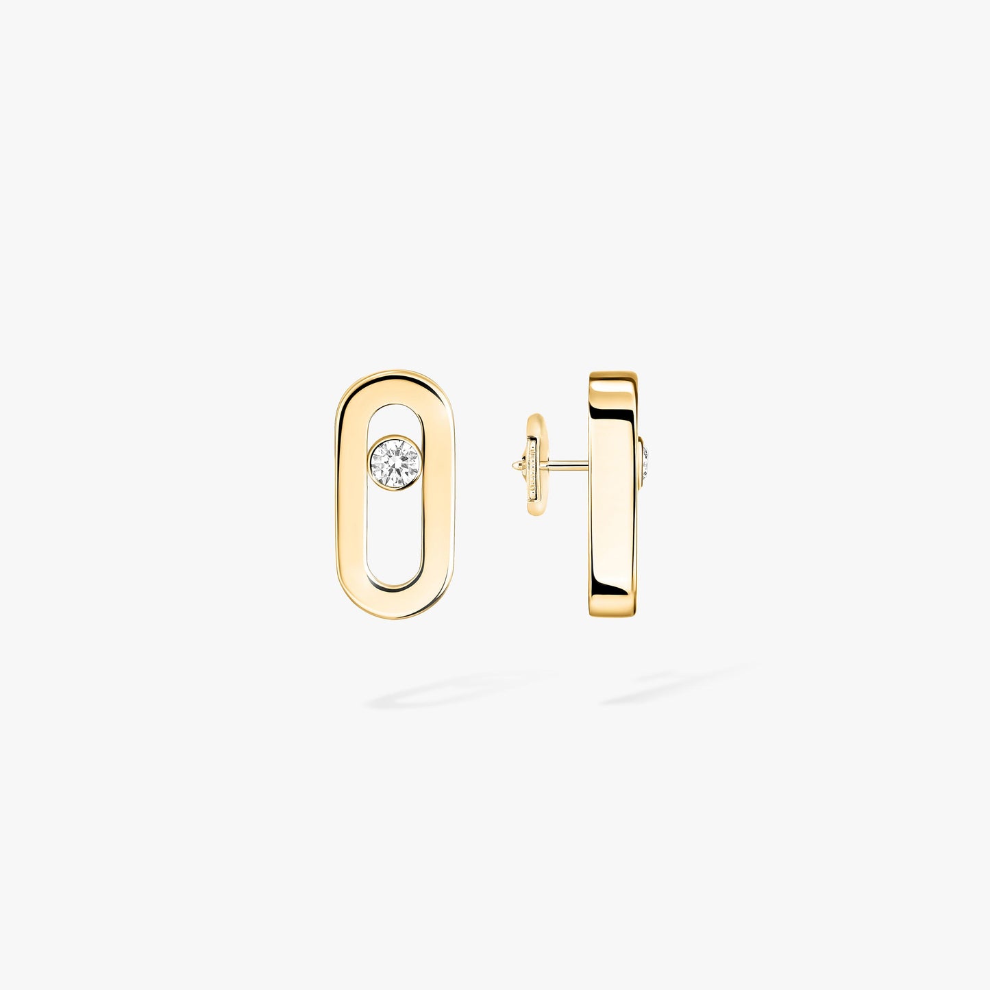 Messika , Earring ,Move Uno Gold Chips ,Yellow gold