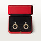Cartier, Trinity earrings, brilliant-cut diamonds ,Mixed gold