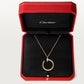 Cartier, Necklace , Juste un Clou pendant, diamonds ,Yellow gold