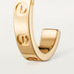 Cartier LOVE hoop earrings, small model ,New