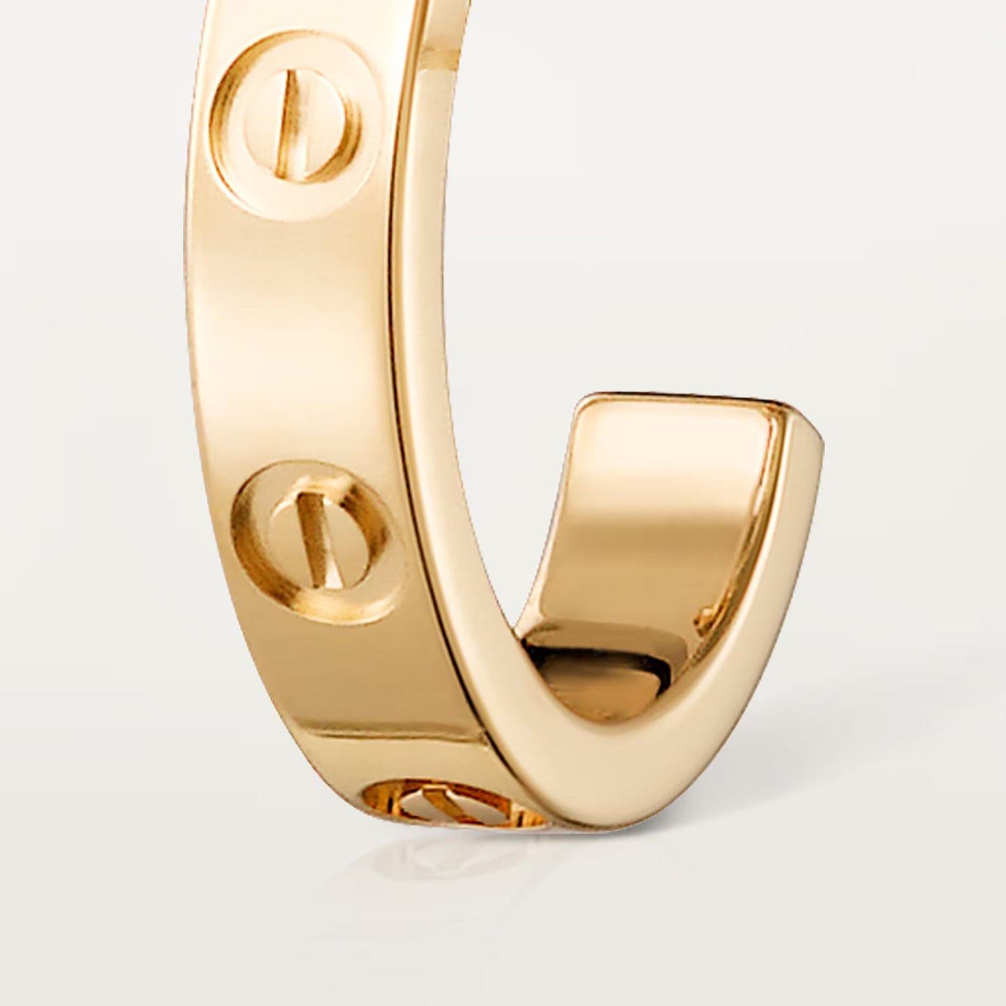Cartier LOVE hoop earrings, small model ,New