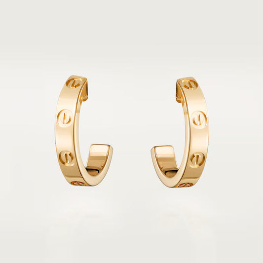 Cartier LOVE hoop earrings, small model ,New