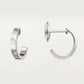 Cartier LOVE hoop earrings, small model ,New