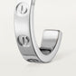 Cartier LOVE hoop earrings, small model ,New