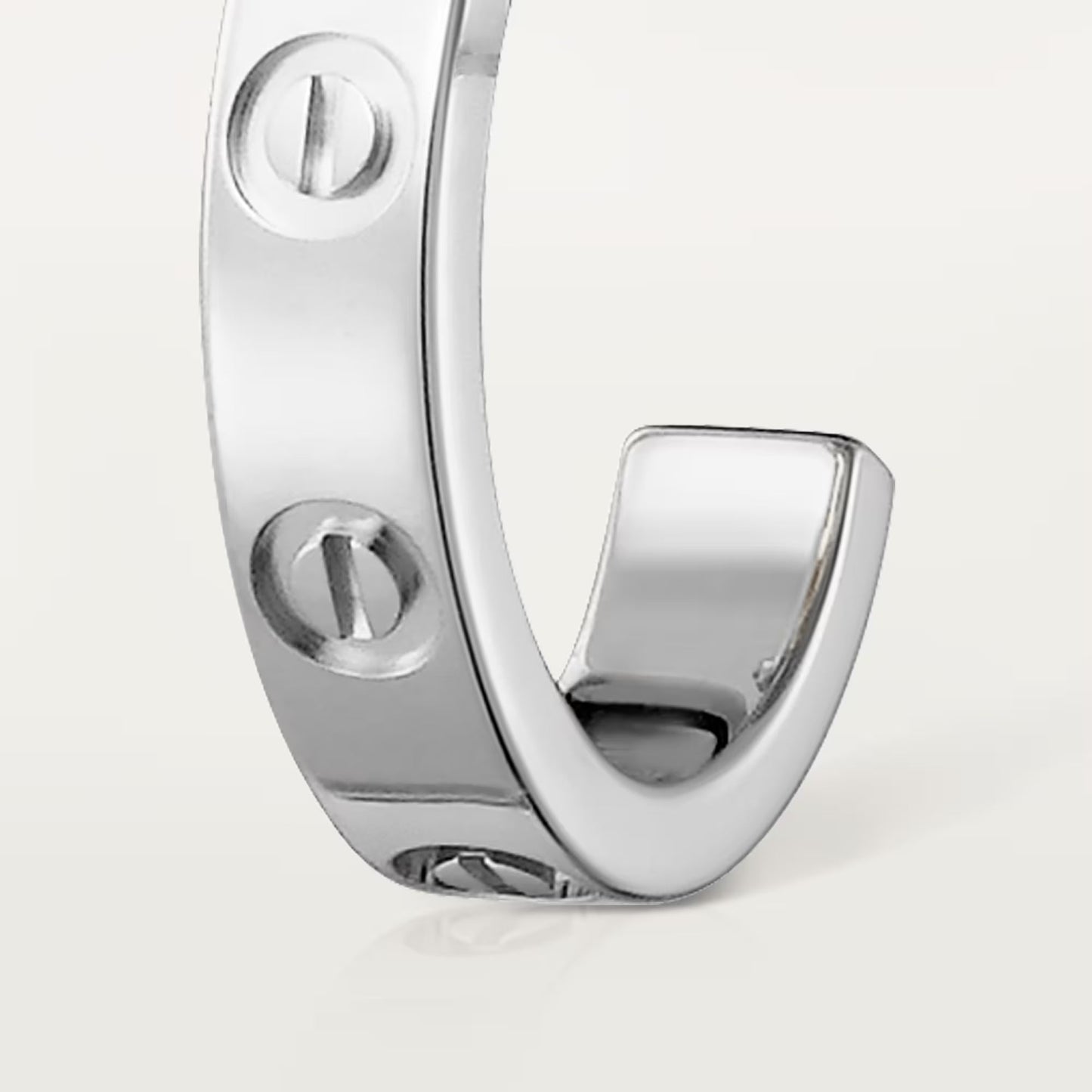 Cartier LOVE hoop earrings, small model ,New