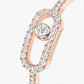 Messika ring , Move Uno Pavé , Gold-Diamond , New