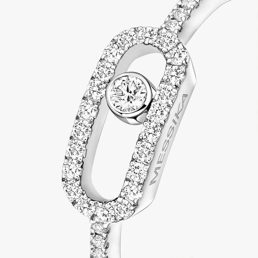 Messika ring , Move Uno Pavé , Gold - Diamond , New