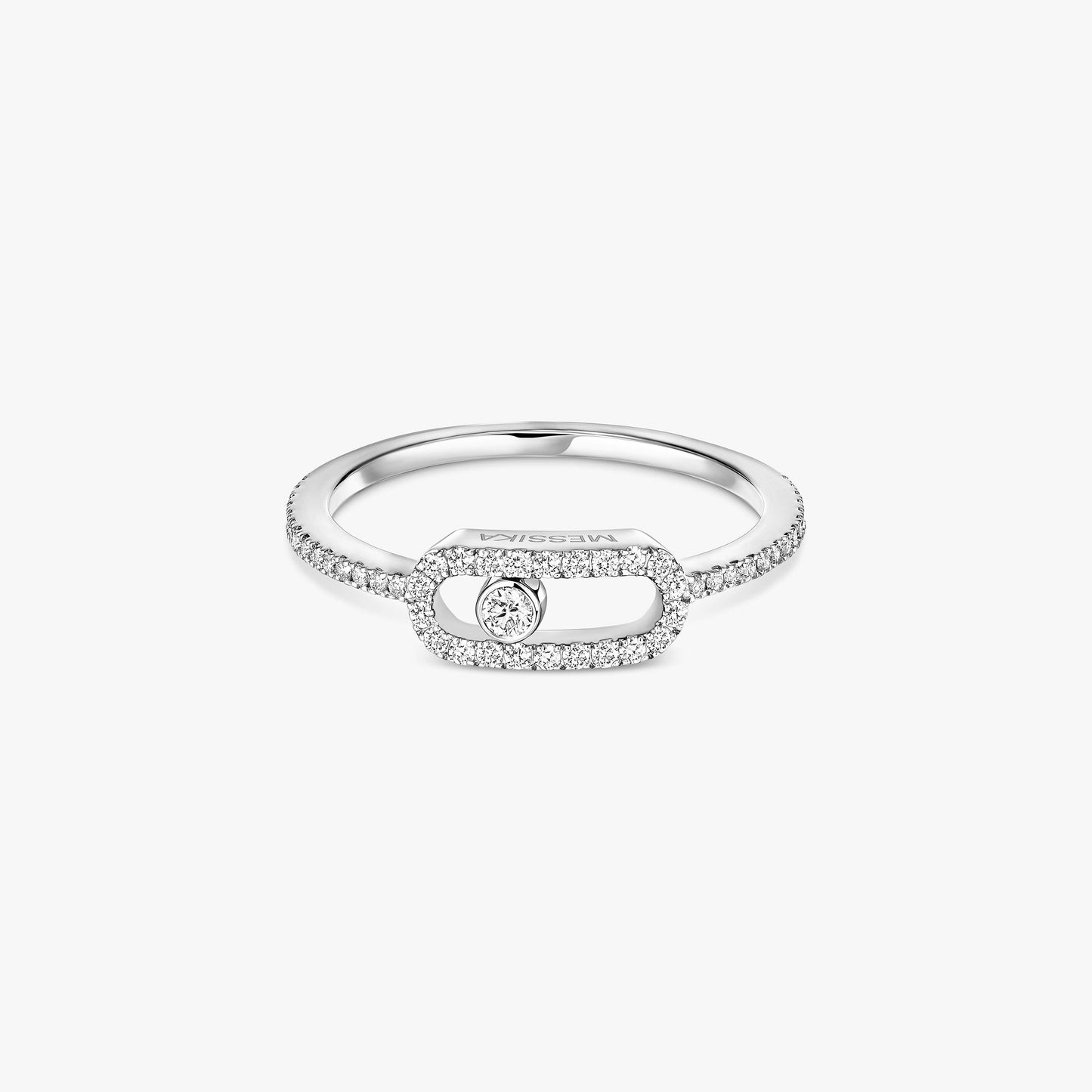 Messika ring , Move Uno Pavé , Gold-Diamond , New