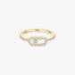 Messika ring , Move Uno Pavé , Gold-Diamond , New