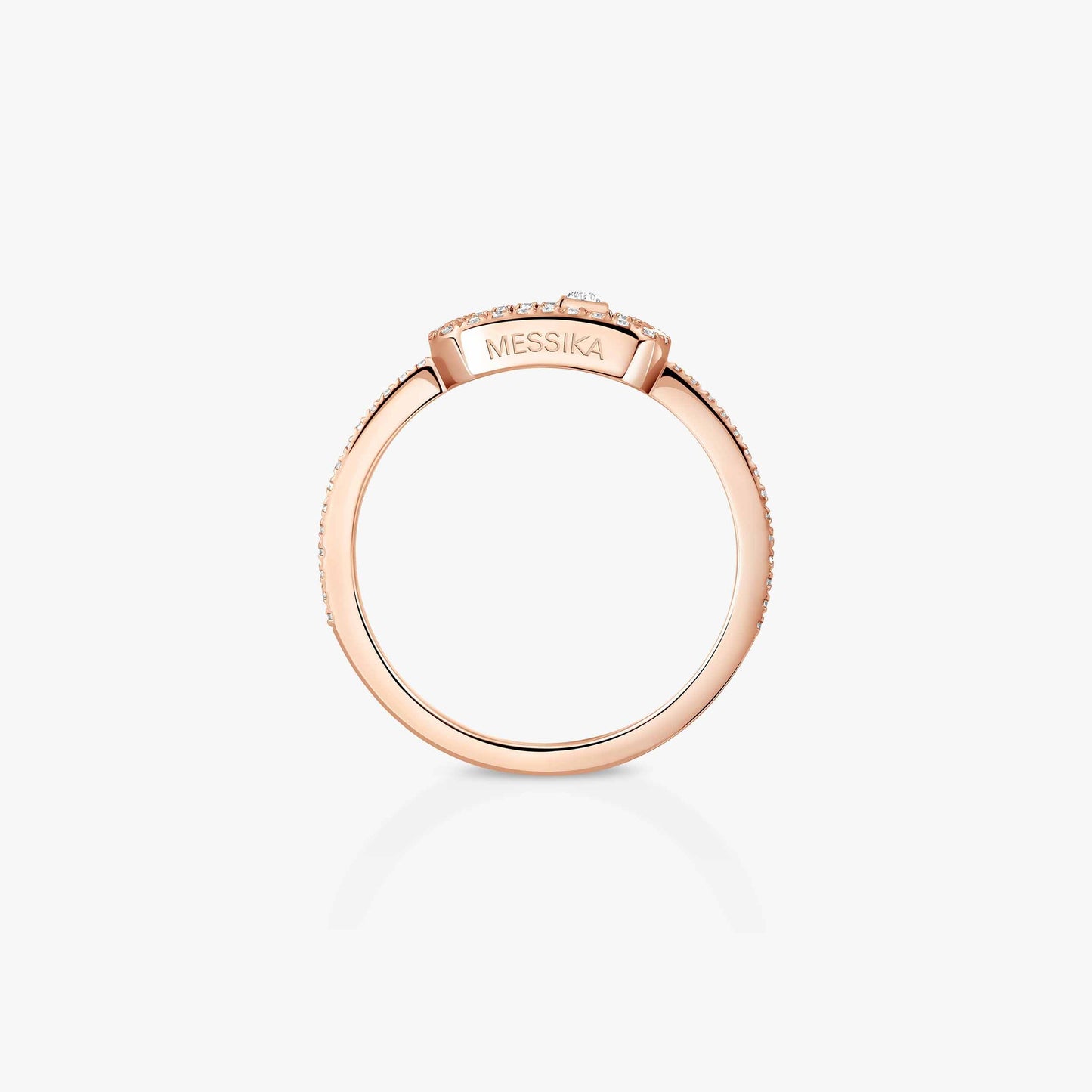 Messika ring , Move Uno Pavé , Gold-Diamond , New
