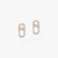 Messika , Move Uno , Gold-Diamond Earrings
