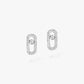 Messika , Move Uno , Gold-Diamond Earrings