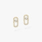Messika , Move Uno , Gold-Diamond Earrings