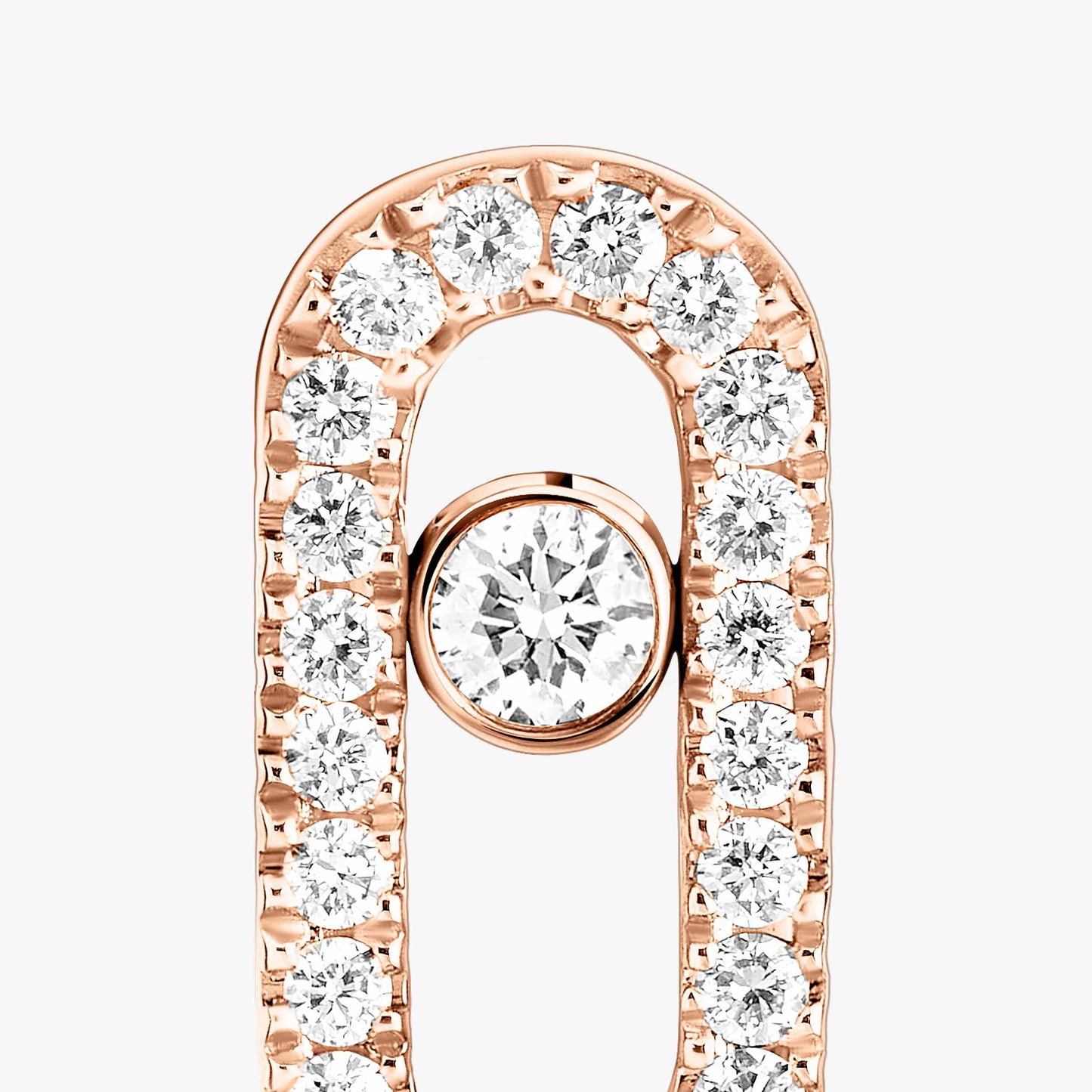 Messika , Move Uno , Gold-Diamond Earrings