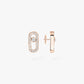Messika , Move Uno , Gold-Diamond Earrings