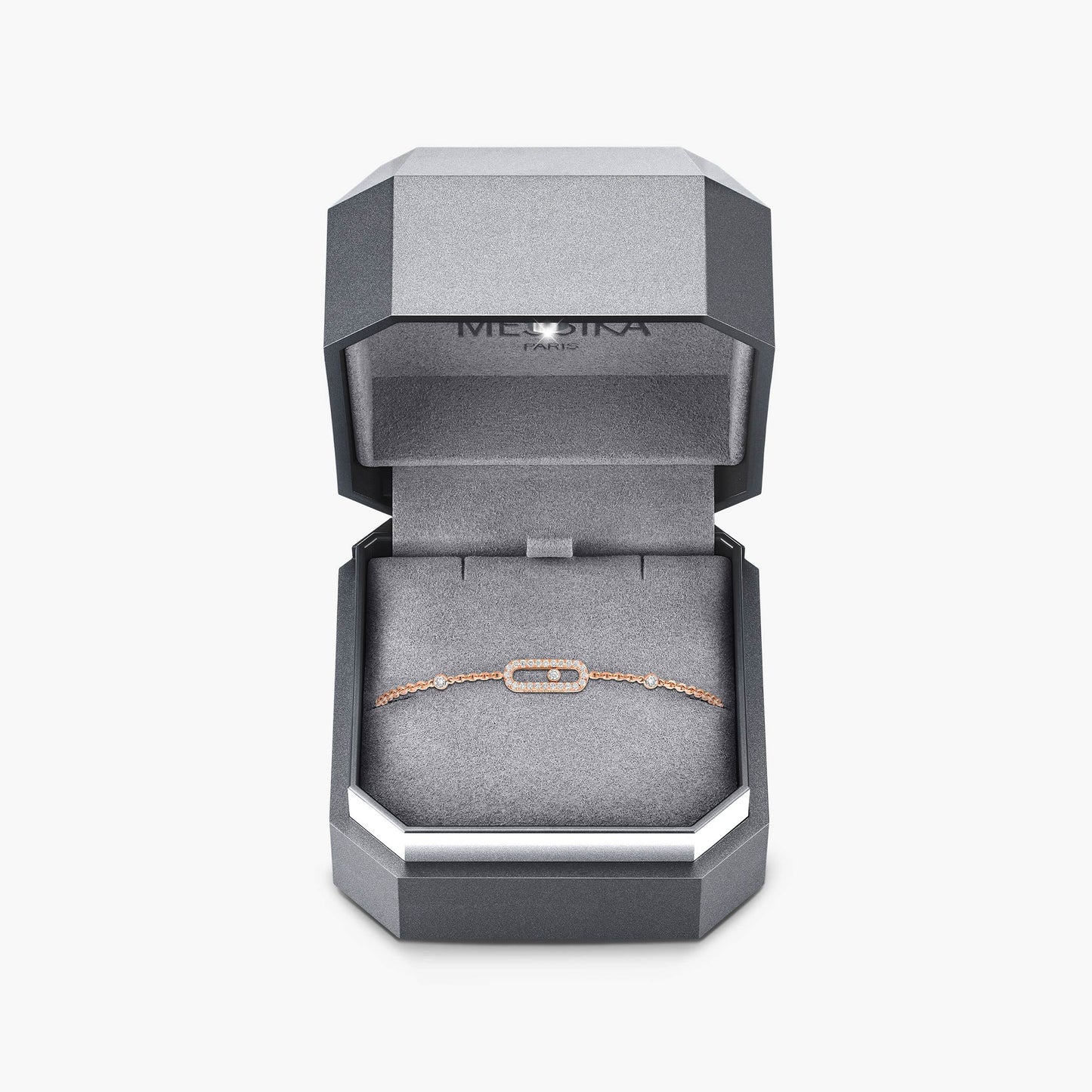 Messika , Move Uno Pavé , Gold - Diamond Bracelet