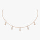 Messika Move Uno Pavé Drop Pendant Choker , Gold-Diamond  Necklace