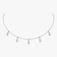 Messika Move Uno Pavé Drop Pendant Choker , Gold-Diamond  Necklace