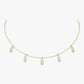 Messika Move Uno Pavé Drop Pendant Choker , Gold-Diamond  Necklace
