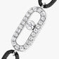 Messika , Move Uno Black Cord Bracelet