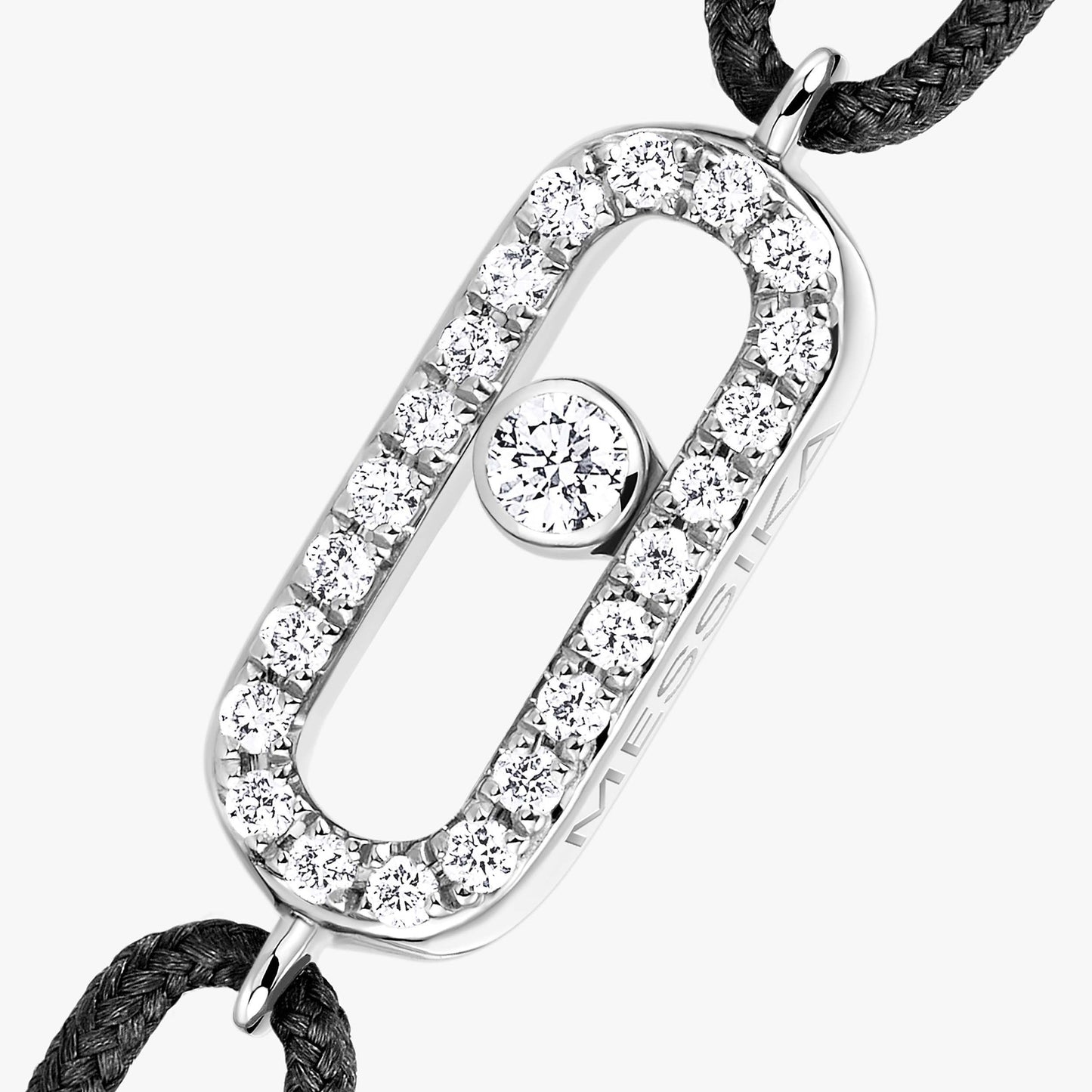 Messika , Move Uno Black Cord Bracelet