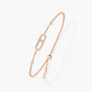 Messika , Move Uno Pavé , Gold - Diamond Bracelet