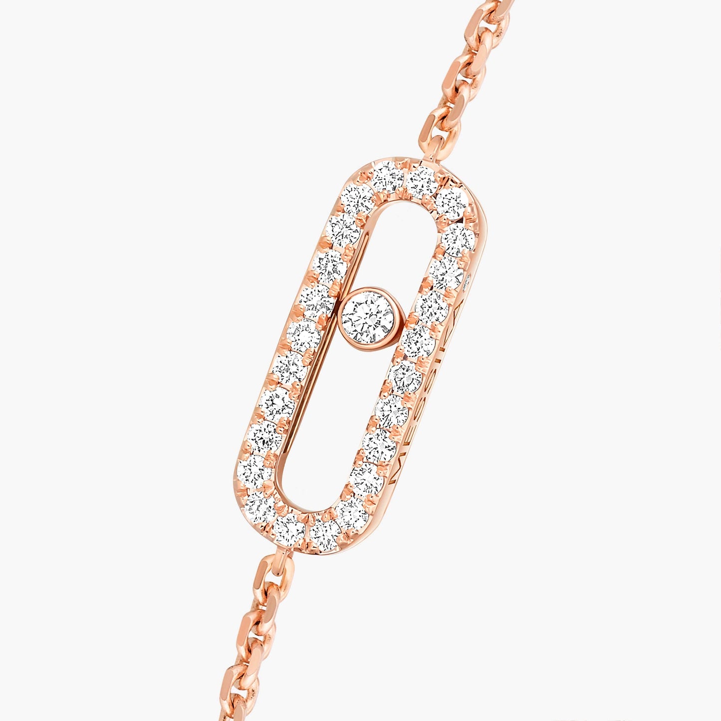 Messika , Move Uno Pavé , Gold - Diamond Bracelet