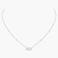 Messika Move Uno Pavé , Gold-Diamond Necklace
