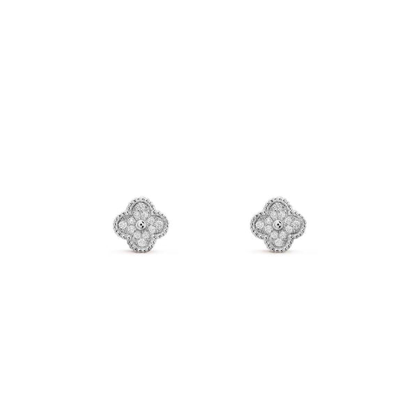 Van Cleef, Sweet Alhambra ear studs- Diamond