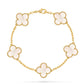 Van Cleef, Vintage Alhambra bracelet, 5 motifs