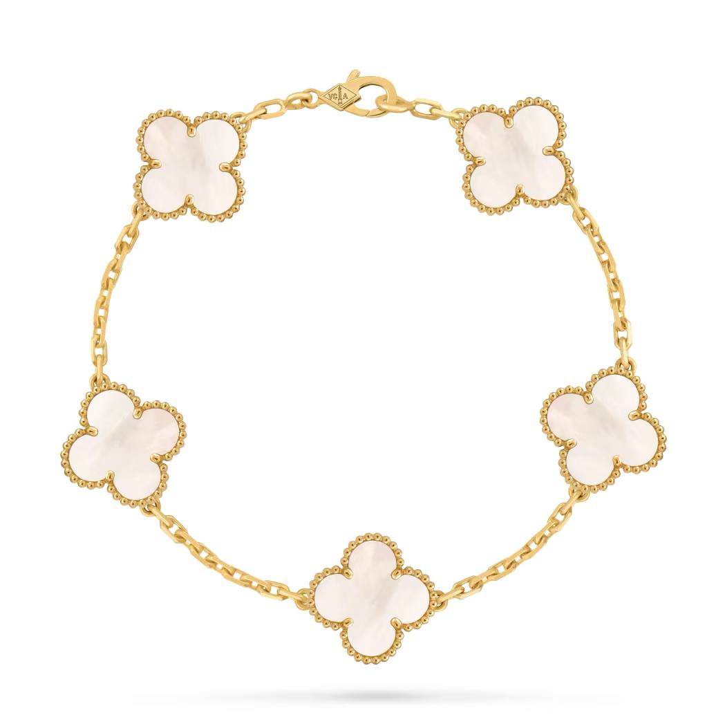 Van Cleef, Vintage Alhambra bracelet, 5 motifs