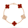 Van Cleef , Vintage Alhambra bracelet, 5 motifs, Rose gold