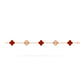 Van Cleef , Vintage Alhambra bracelet, 5 motifs, Rose gold