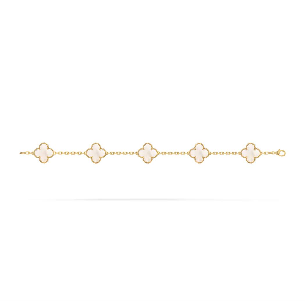 Van Cleef, Vintage Alhambra bracelet, 5 motifs
