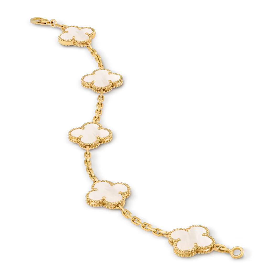 Van Cleef, Vintage Alhambra bracelet, 5 motifs
